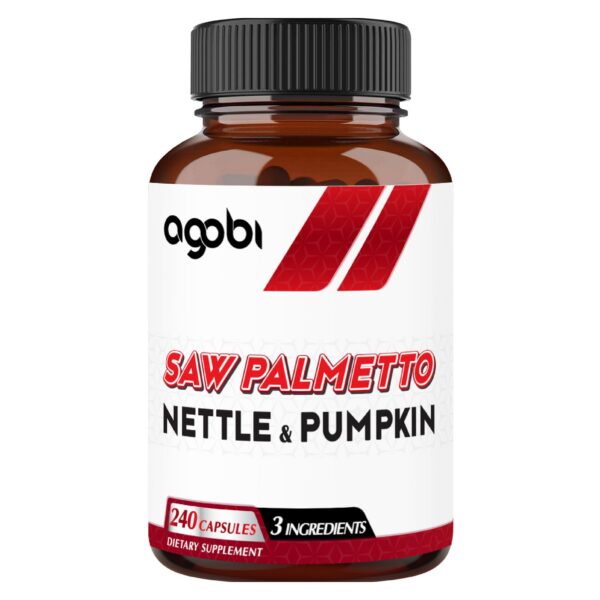 Version 1.0.0 Botella suplemento agobi Saw Palmetto ortiga calabaza 240 cápsulas