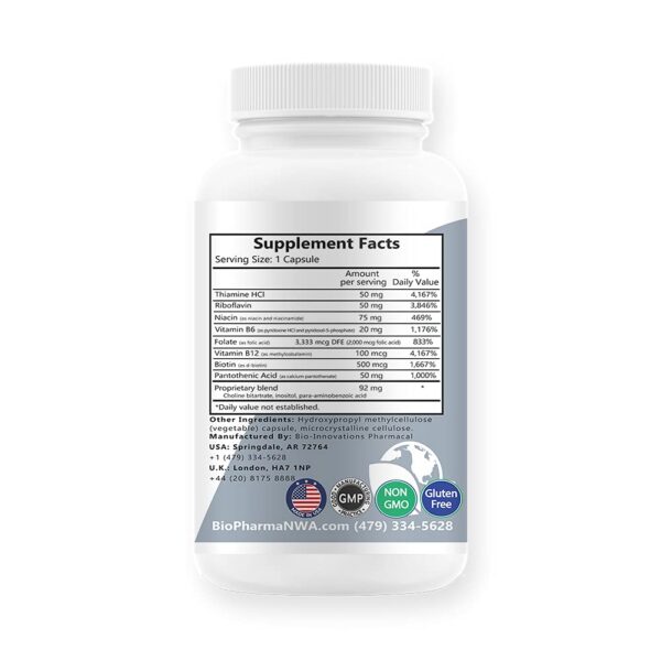 Version 1.0.0 Botella suplemento B complex bioinnovations