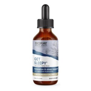 Botella de suplemento BIORAY Get Sleepy 2 onzas