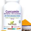 Botella suplemento cúrcuma curcumina New Roots