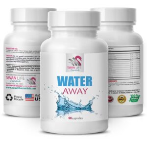 Cápsulas Water Away con ingredientes naturales control líquido