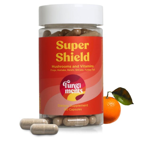 Botella suplemento Fungiments Super Shield mezcla de hongos