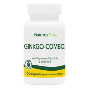 Version 1.0.0 Botella de suplemento Ginkgo Biloba 120 mg NaturesPlus