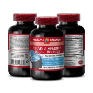 Botella de suplemento de Ginkgo biloba para memoria y enfoque