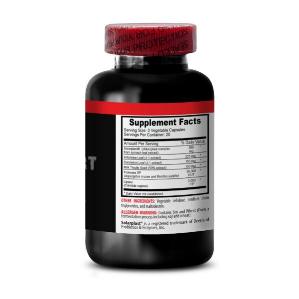 Version 1.0.0 Detalle cápsulas suplemento detox VIP VITAMINS para limpieza hepática