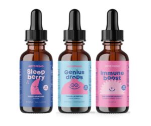 Botella de suplemento JoySpring refuerzo inmune para niños