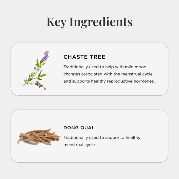 Botella de suplemento JSHealth vitaminas para equilibrio hormonal en mujeres