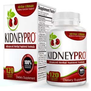 Botella suplemento Kidney-Pro para salud renal 120 cápsulas