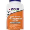 Botella suplemento L-teanina doble fuerza 200 mg 180 cápsulas