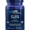 Botella de suplemento Life Extension Super Ubiquinol CoQ10 con 60 softgels