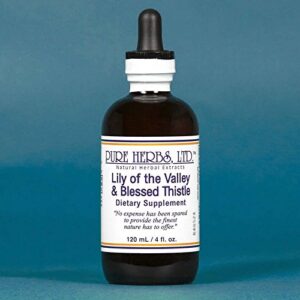 Botella de suplemento líquido Madreselva y Cardo Bendito Pure Herbs