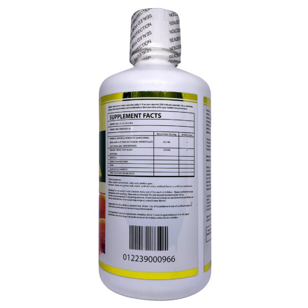 Botella de Suplemento Líquido de Moringa y Guanabana