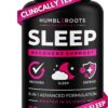 Botella de suplemento natural para dormir 8 en 1 HUMBLEROOTS