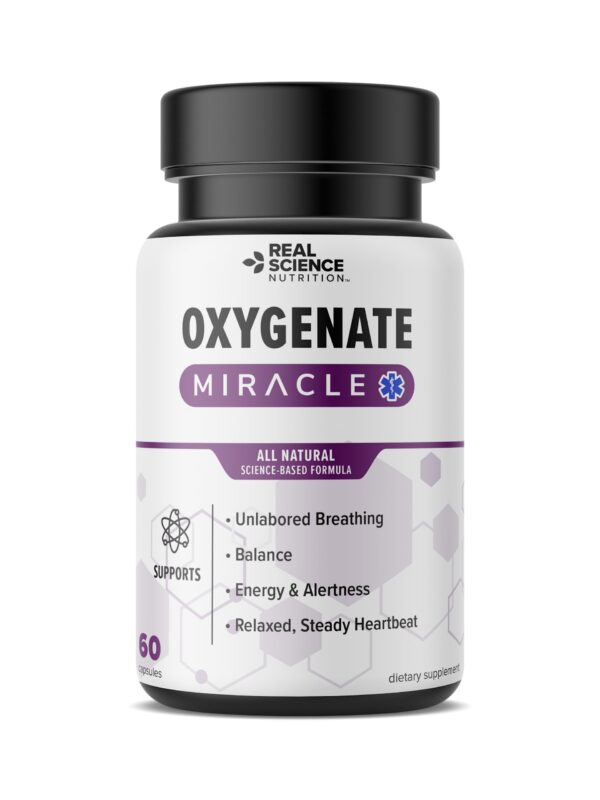 Botella suplemento Oxygenate Miracle para apoyo pulmonar