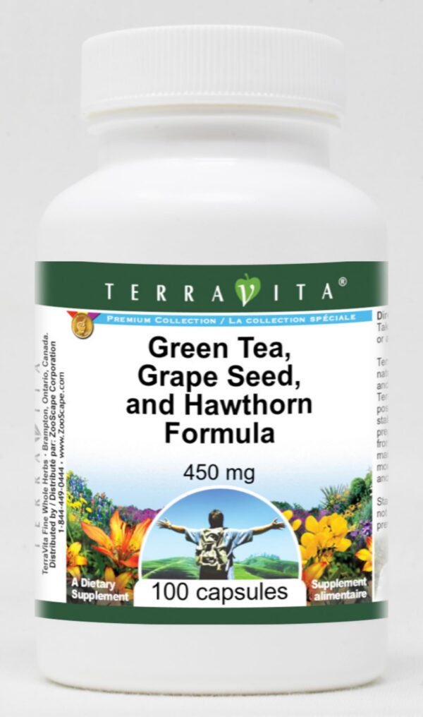 Botella de suplemento para presión arterial tierraVita 100 cápsulas