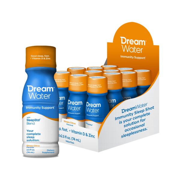 Version 1.0.0 botella suplemento sueño sueño reparador Dream Water 12 shots