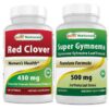 Botella suplemento trébol rojo y gymnema sylvestre Best Naturals
