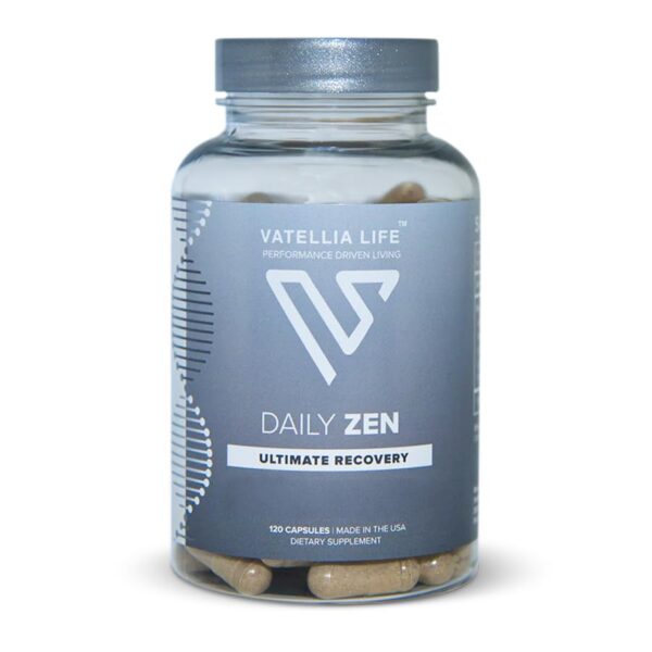 Botella suplemento Vatellia Life Daily Zen Ashwagandha para estrés