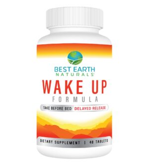 Botella de suplemento Wake Up fórmula de Best Earth Naturals
