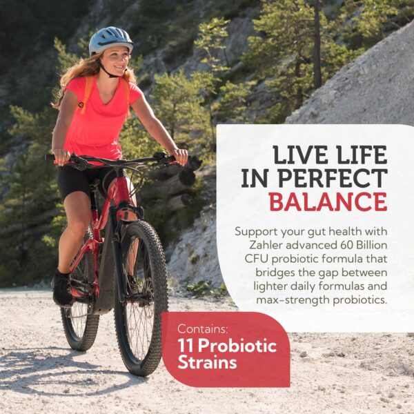 Detalle cápsulas probióticas Zahler Biodophilus 30 unidades