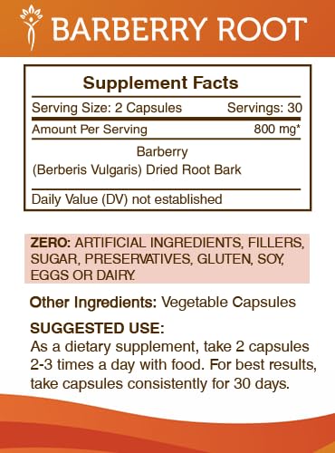 Version 1.0.0 Botella suplementos cápsulas 60 raíz agracejo Secrets of the Tribe