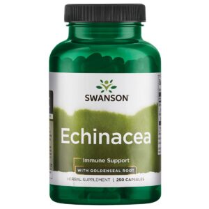 Botella Swanson Echinacea con Goldenseal 250 cápsulas
