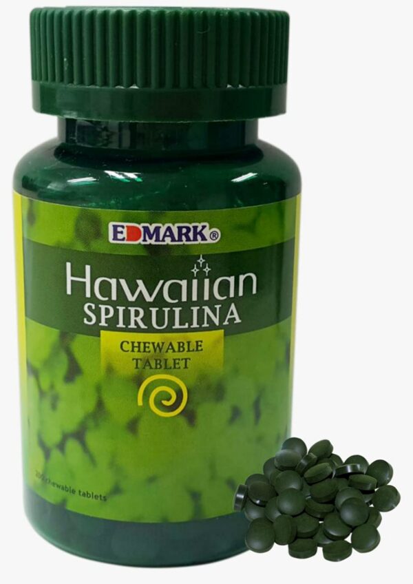 Botella de tabletas Hawaiian Spirulina por EDMARK