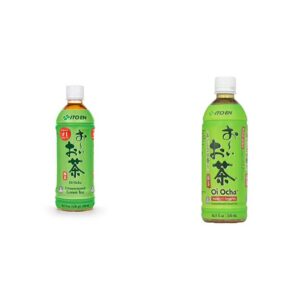 Botella de té verde Ito En Oi Ocha 16.9 oz frente