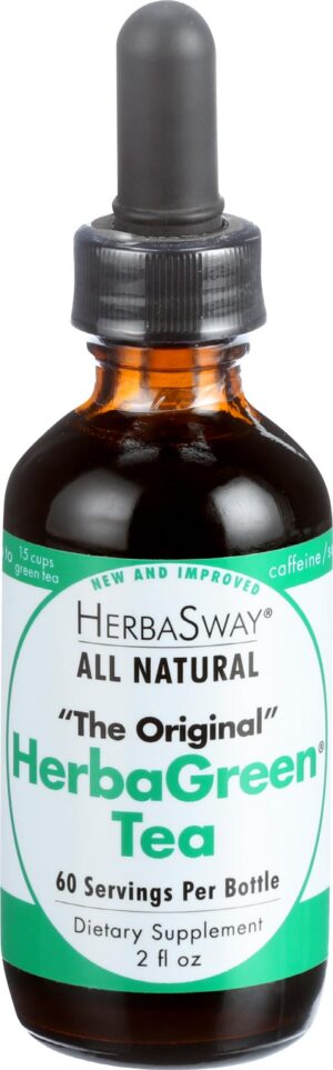 Botella té verde original HerbaSway HerbaGreen 2 onzas