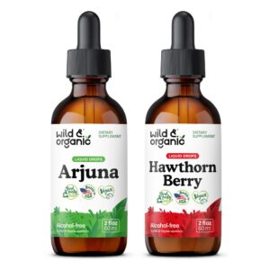 Botella tintura arjuna Wild Organic 2 fl oz