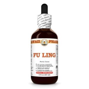 Botella tintura Fu Ling Poria Cocos Hawaii Pharm 2 onzas