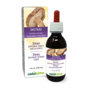 Botella de tintura sin alcohol de hongo shiitake Naturalma
