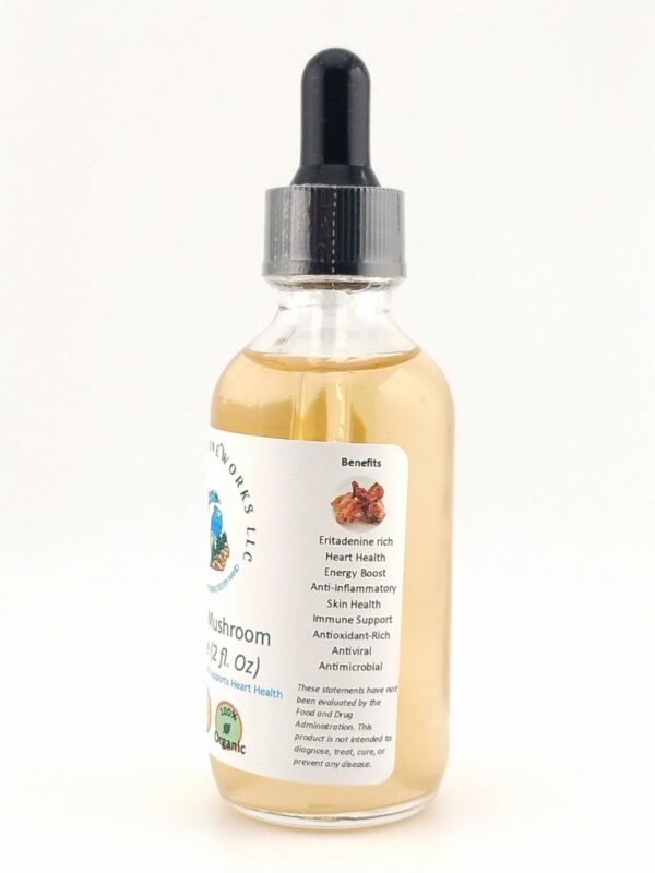 Botella de tintura de hongo Shiitake de Stajcar Stoneworks