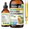 Botella tintura maca y ashwagandha BIO KRAUTER 4 oz