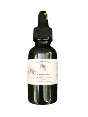 Botella tintura de manzanilla extracto herbal 1 oz