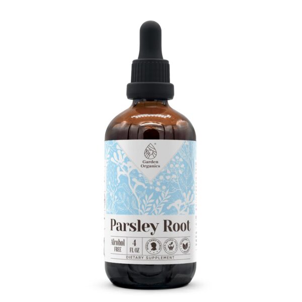 Botella tintura natural perejil sin alcohol Garden Organics