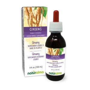 Botella de tintura de raíz de ginseng Naturalma 4 oz