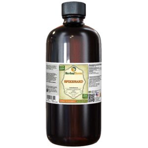 Botella de tintura de Spikenard orgánica HerbalTerra 32 fl oz