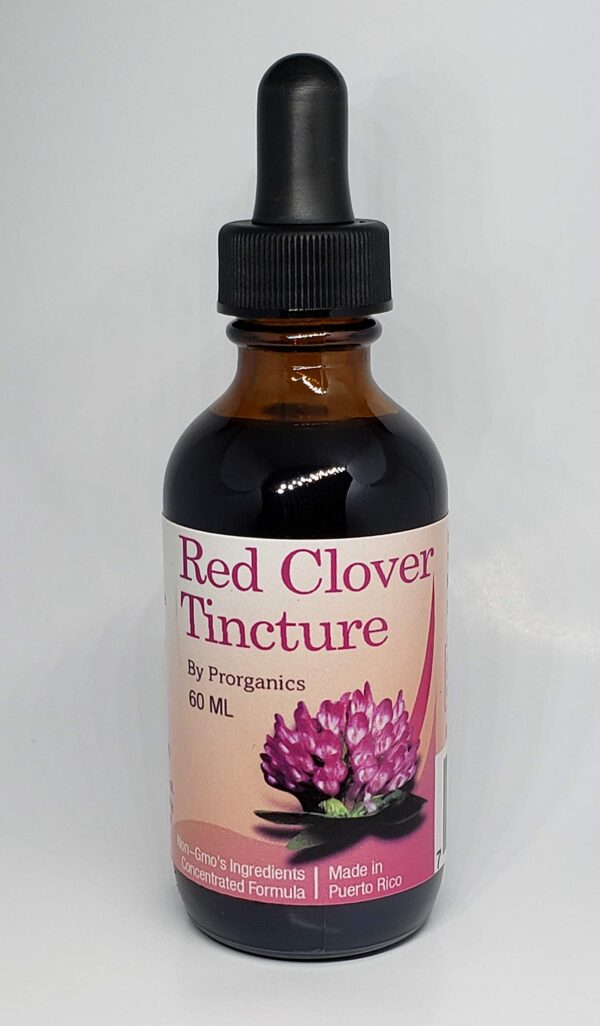 Botella tintura trébol rojo orgánico Prorganics 60 ml