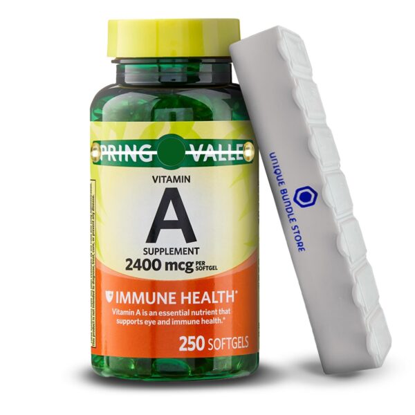 Botella Unique Bundle Store vitamina A 2400 mcg 250 softgeles
