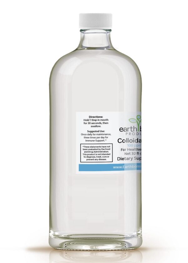 Version 1.0.0 Botella de vidrio con tapa y etiqueta