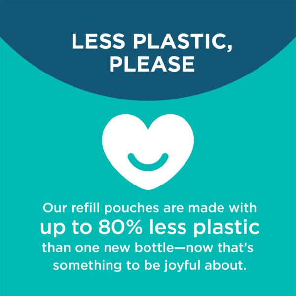 Version 1.0.0 Frasco OLLY Joy Jar vidrio reutilizable y rellenable