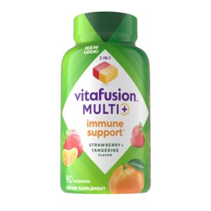 Botella Vitafusion Multi+ apoyo inmunológico 90 gomitas adultos