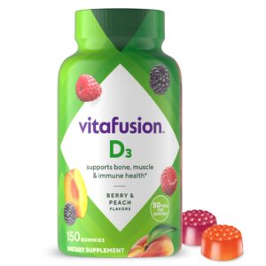 Botella Vitafusion Vitamin D3 gomitas sabor frutas