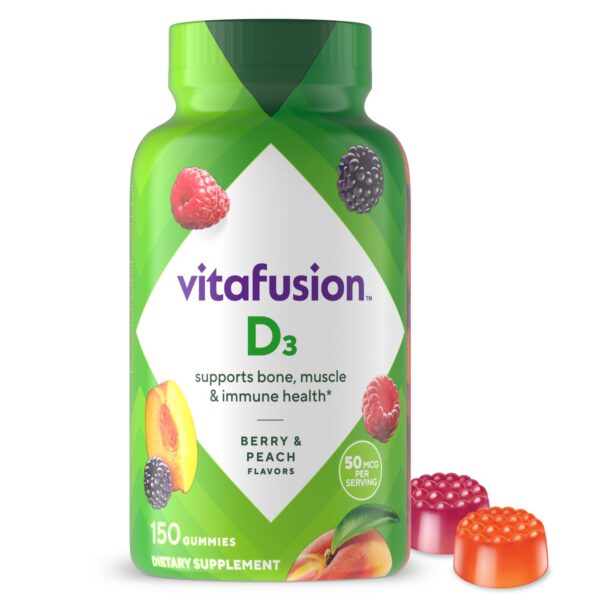Botella Vitafusion Vitamin D3 gomitas sabor frutas