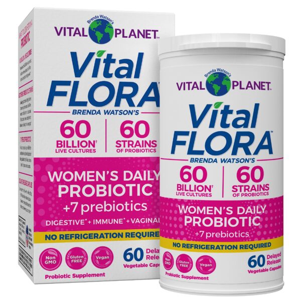 Version 1.0.0 botella vital flora probiótico mujeres 60 cápsulas