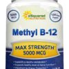 Botella vitamina b12 5000 mcg aSquared Nutrition 120 tabletas
