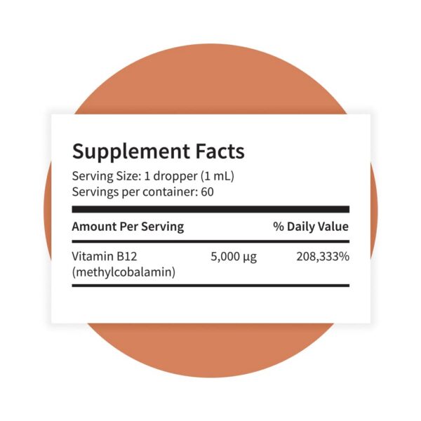 Version 1.0.0 Botella vitamina b12 líquida Pattern Wellness sabor cítrico