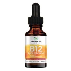 Botella vitamina B12 líquida sublingual Swanson 59 ml
