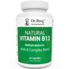 Botella Vitamina B12 natural Dr. Berg 1000 mcg 60 cápsulas vegetales